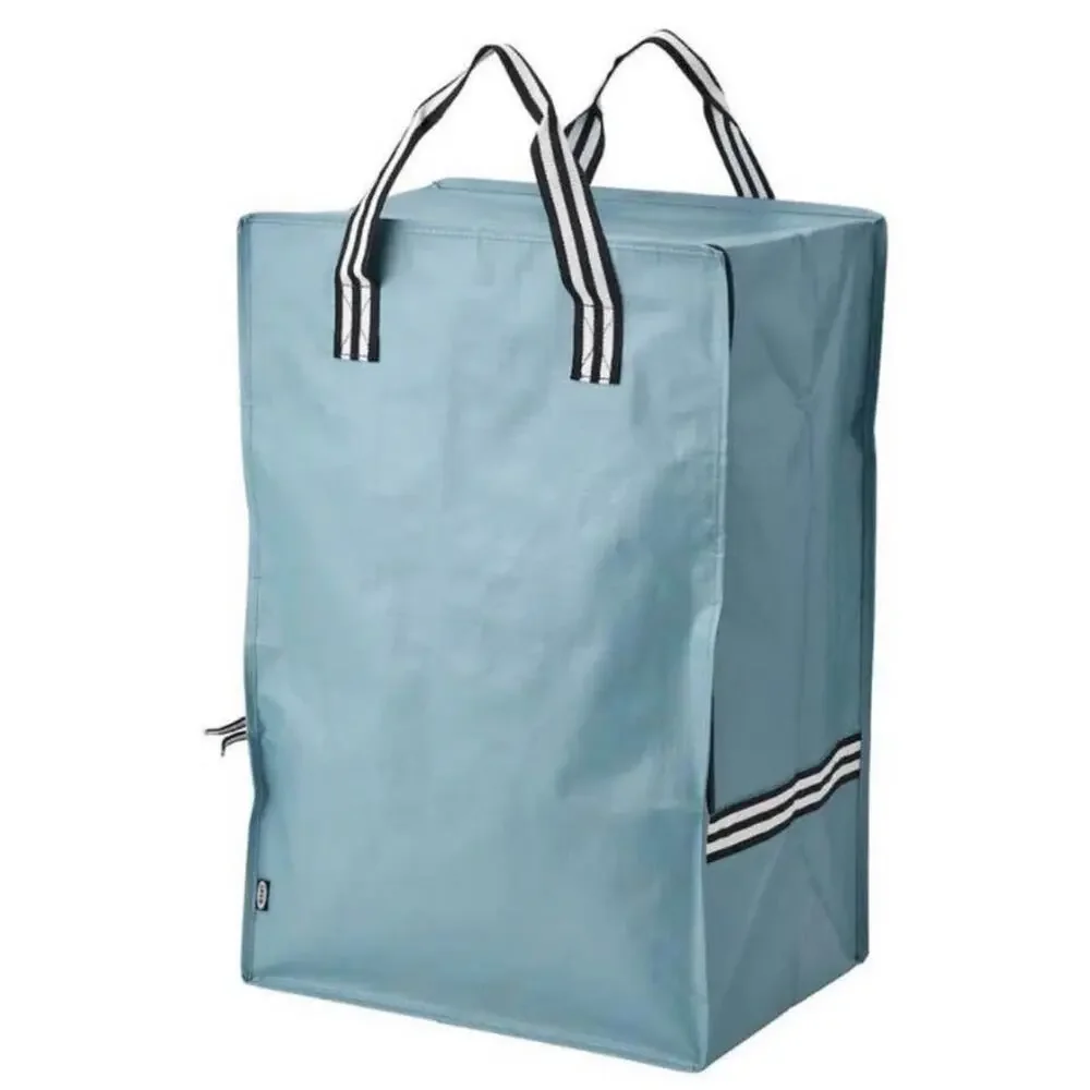IKEA Light Blue Storage Backpack Bag for Travel College Dorm Storage Luggage